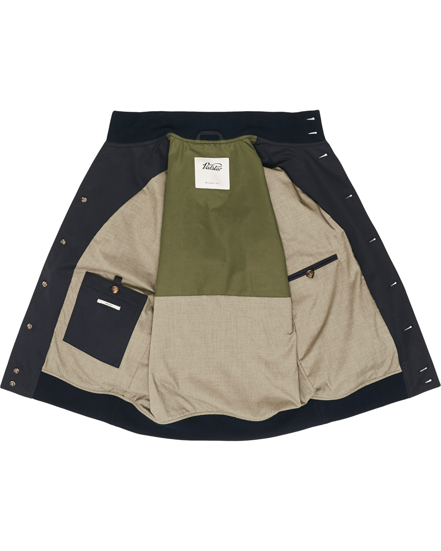 Herre | Jakker | Valstar | Valstarino Water Repellent Cotton Jacket Navy