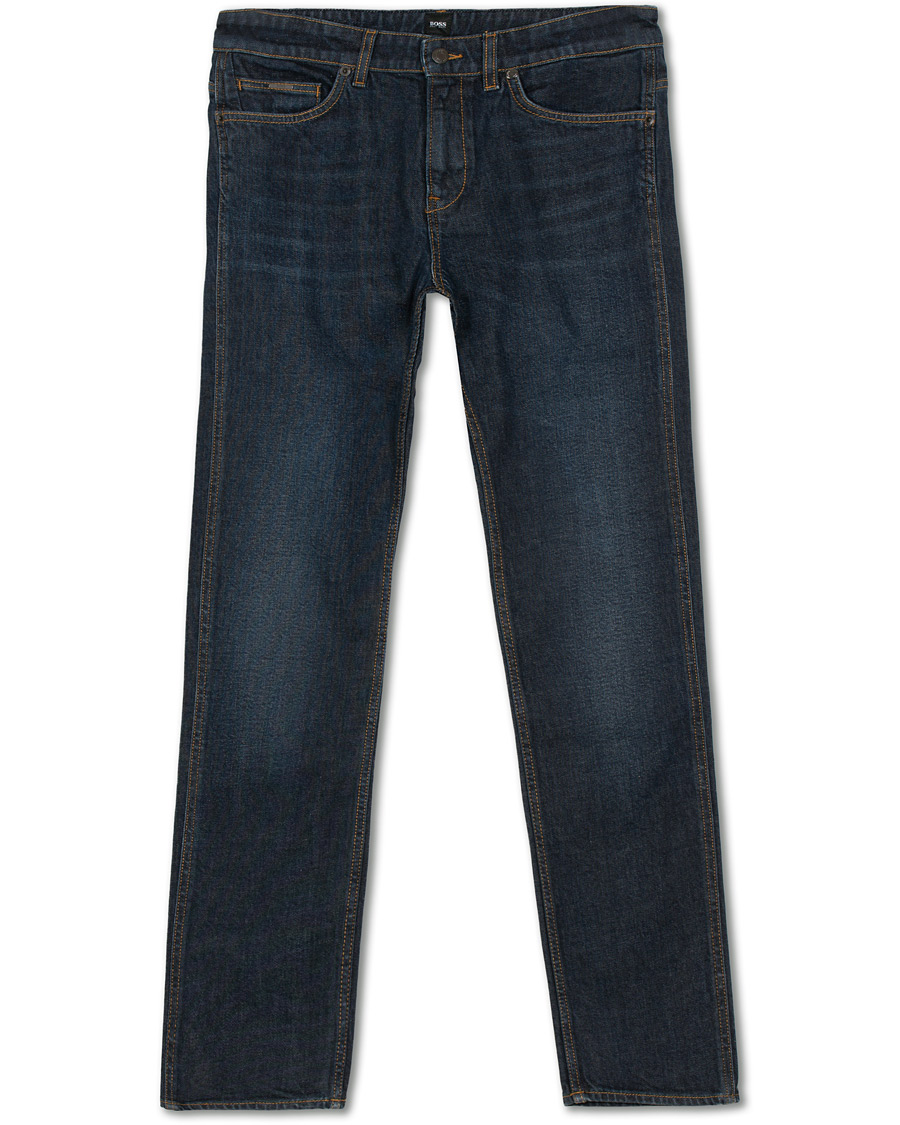 Herre | Jeans | BOSS BLACK | BOSS Delaware Jeans Dark Blue