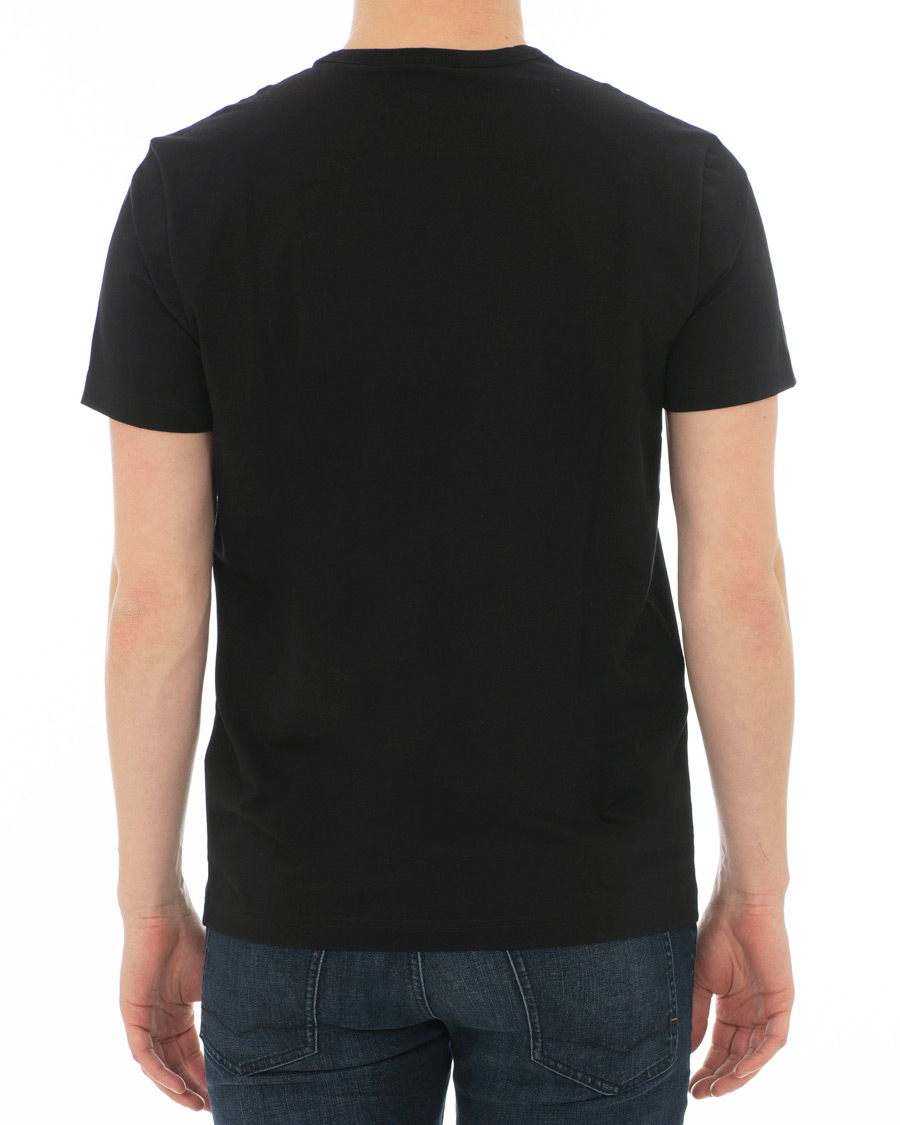 Herre | T-Shirts | BOSS GREEN | BOSS Athleisure Tee Logo Crew Neck Black