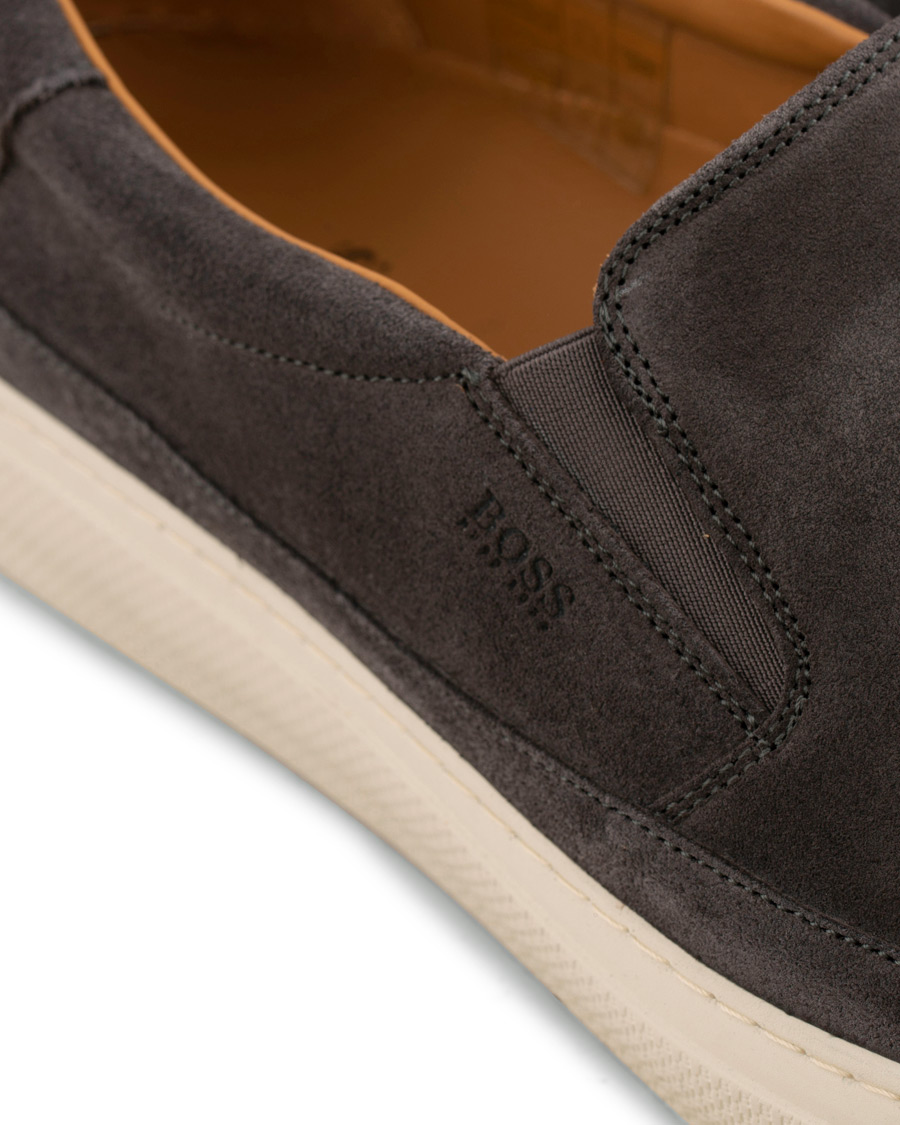Herre | BOSS Eclipse Slip On Sneaker Grey | BOSS BLACK | BOSS Eclipse Slip On Sneaker Grey