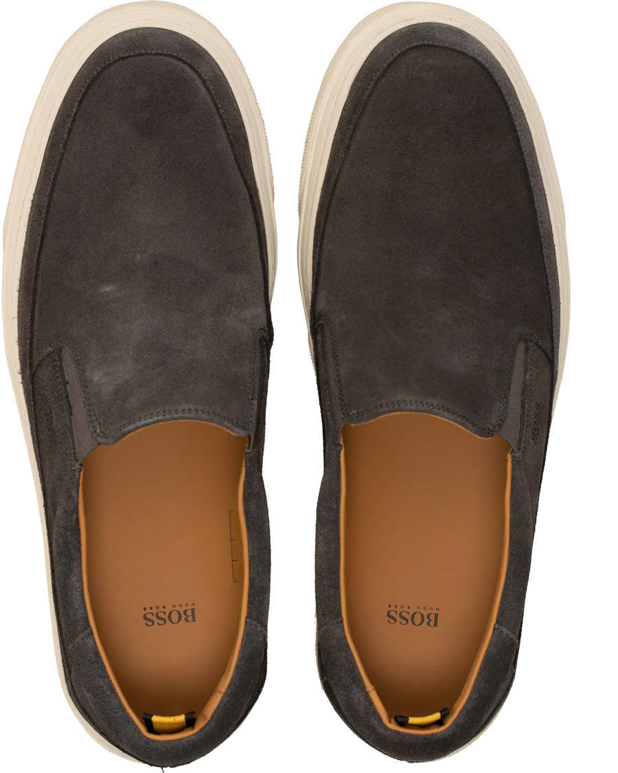 Herre | BOSS Eclipse Slip On Sneaker Grey | BOSS BLACK | BOSS Eclipse Slip On Sneaker Grey