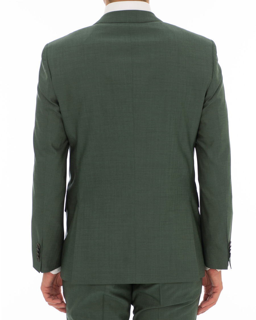 Herre | Dresser | BOSS BLACK | BOSS Huge/Genius Stretch Wool Suit Green