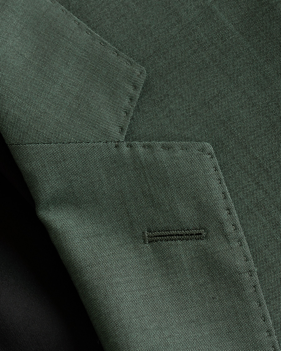 Herre | Dresser | BOSS BLACK | BOSS Huge/Genius Stretch Wool Suit Green