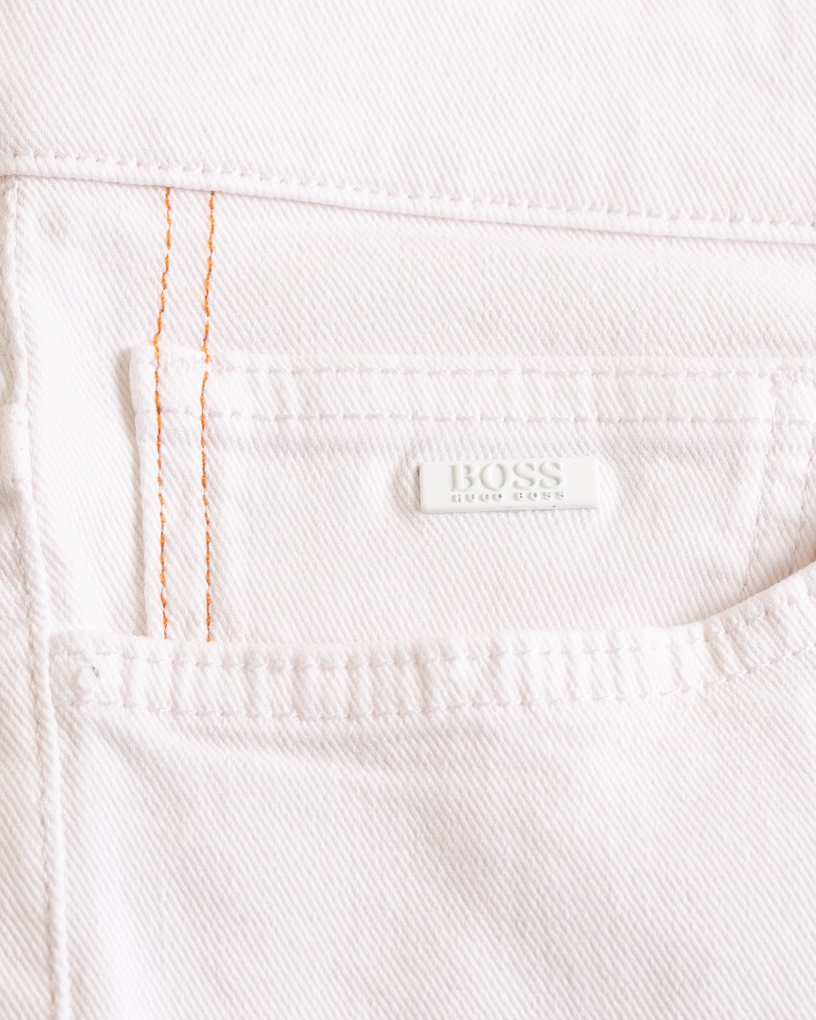 Herre | Jeans | BOSS ORANGE | BOSS Casual Delaware Slim Fit Stretch Jeans White