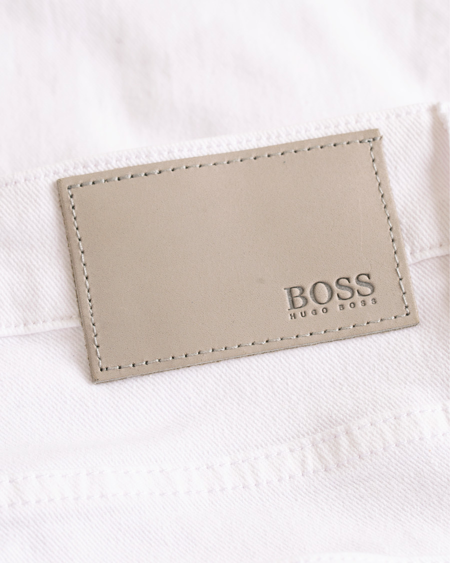 Herre | Jeans | BOSS ORANGE | BOSS Casual Delaware Slim Fit Stretch Jeans White