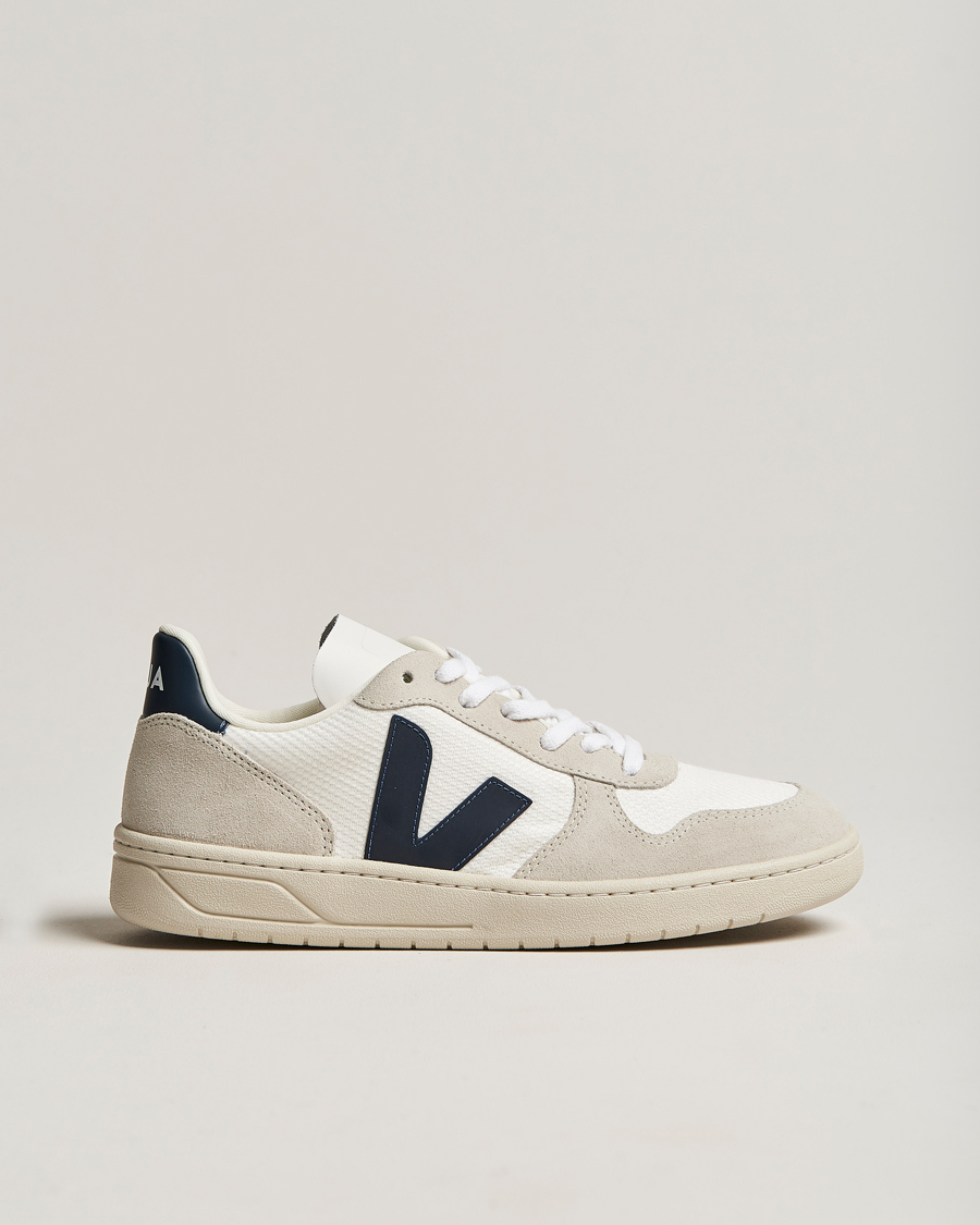 Herre | Sneakers | Veja | V-10 Leather Sneaker White Nautico