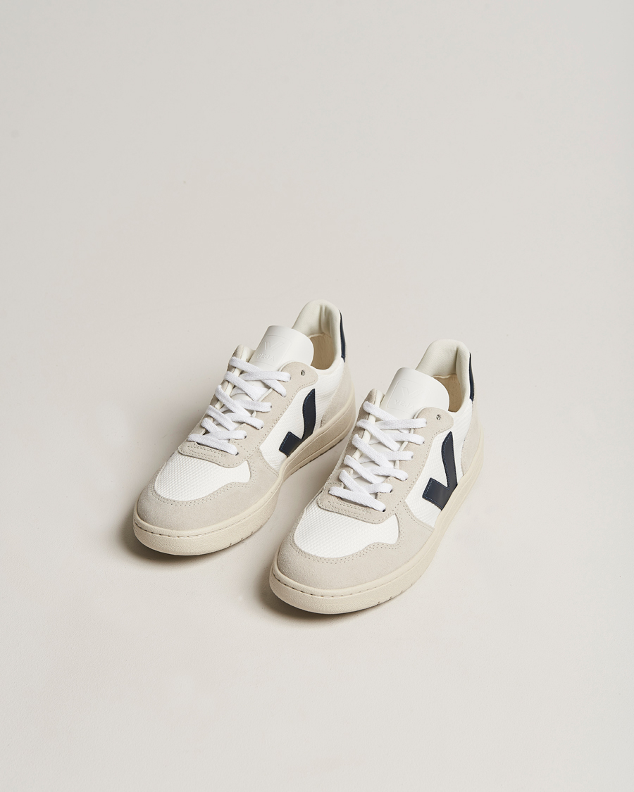 Herre | Hvite sneakers | Veja | V-10 Mesh Sneaker White Nautico