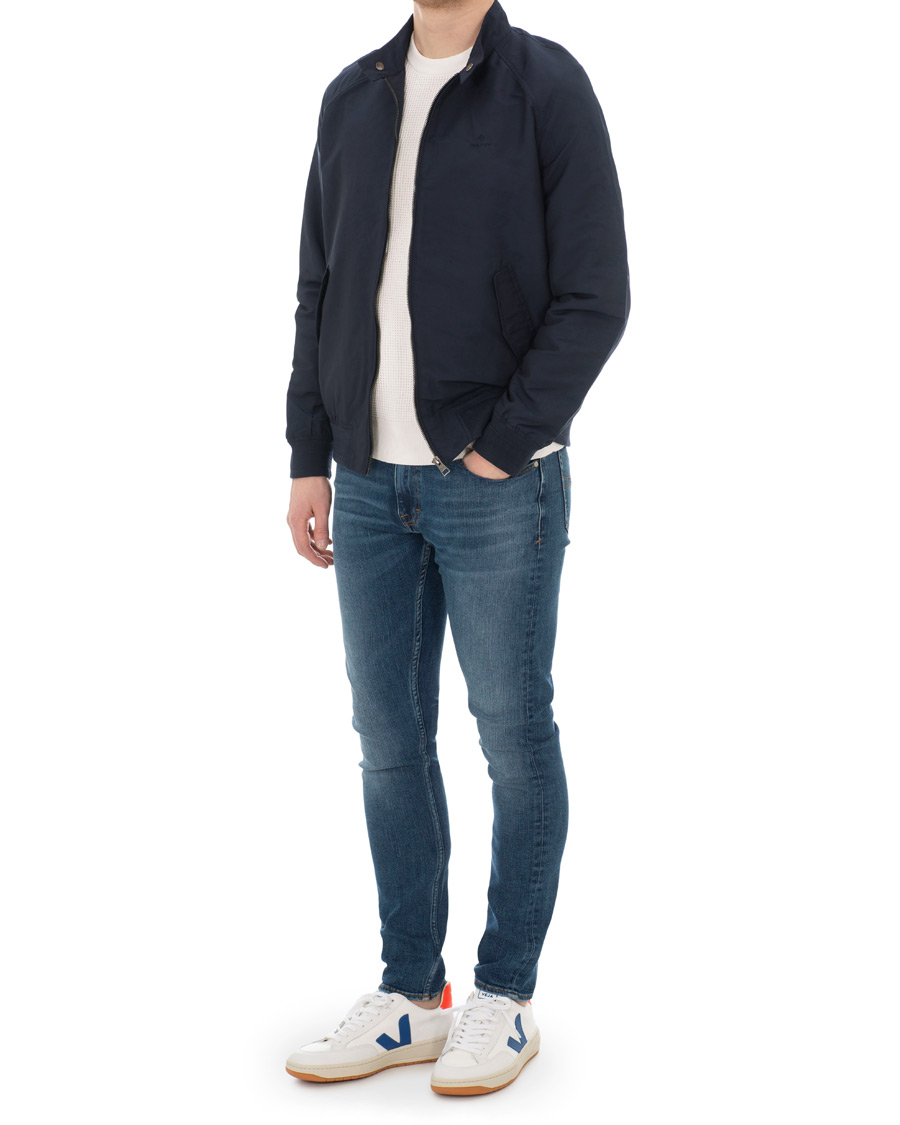 Herre | Veja V-12 Mesh Sneaker White/Indigo/Orange/Flou | Veja | V-12 Mesh Sneaker White/Indigo/Orange/Flou