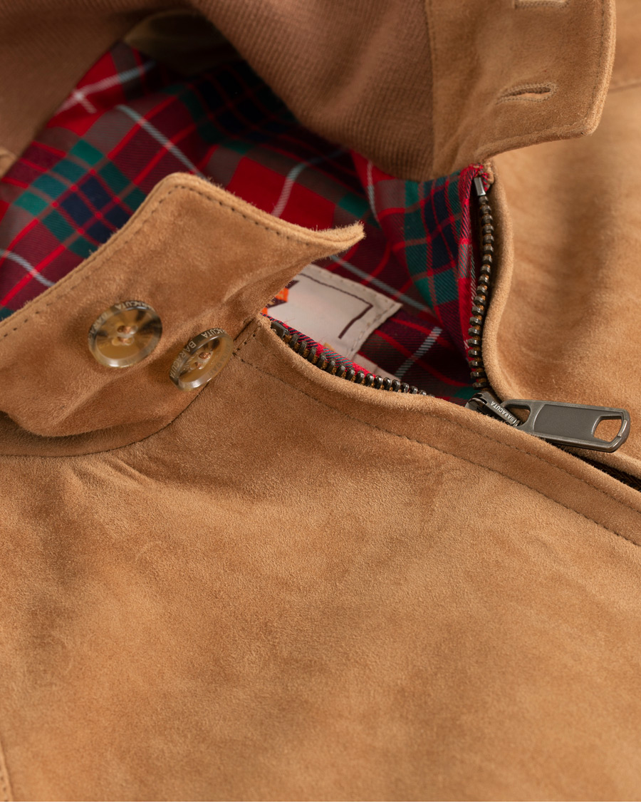 Herre | Jakker | Baracuta | G9 Suede Jacket Tobacco