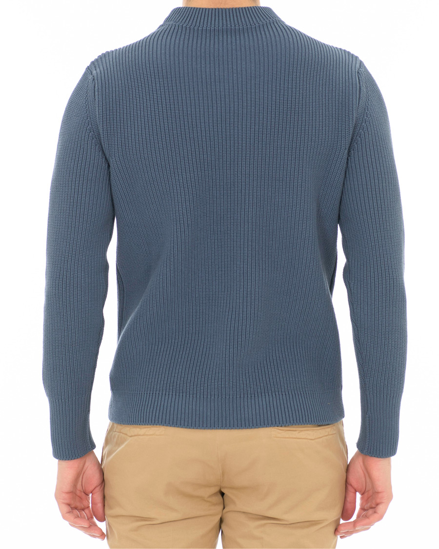 Herre | Gensere | Andersen-Andersen | Organic Cotton Crewneck Petroleum