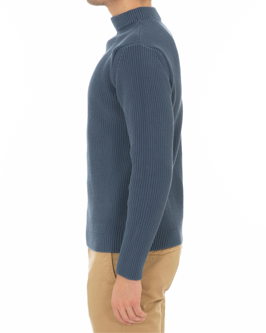 Herre | Gensere | Andersen-Andersen | Organic Cotton Crewneck Petroleum