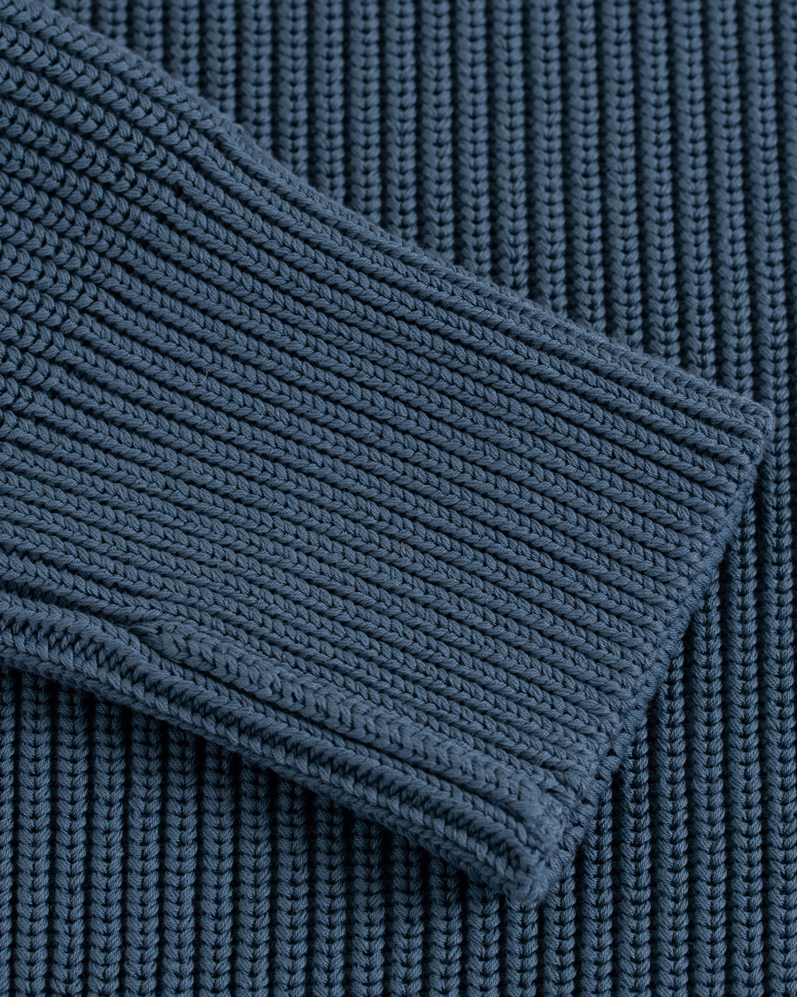 Herre | Gensere | Andersen-Andersen | Organic Cotton Crewneck Petroleum