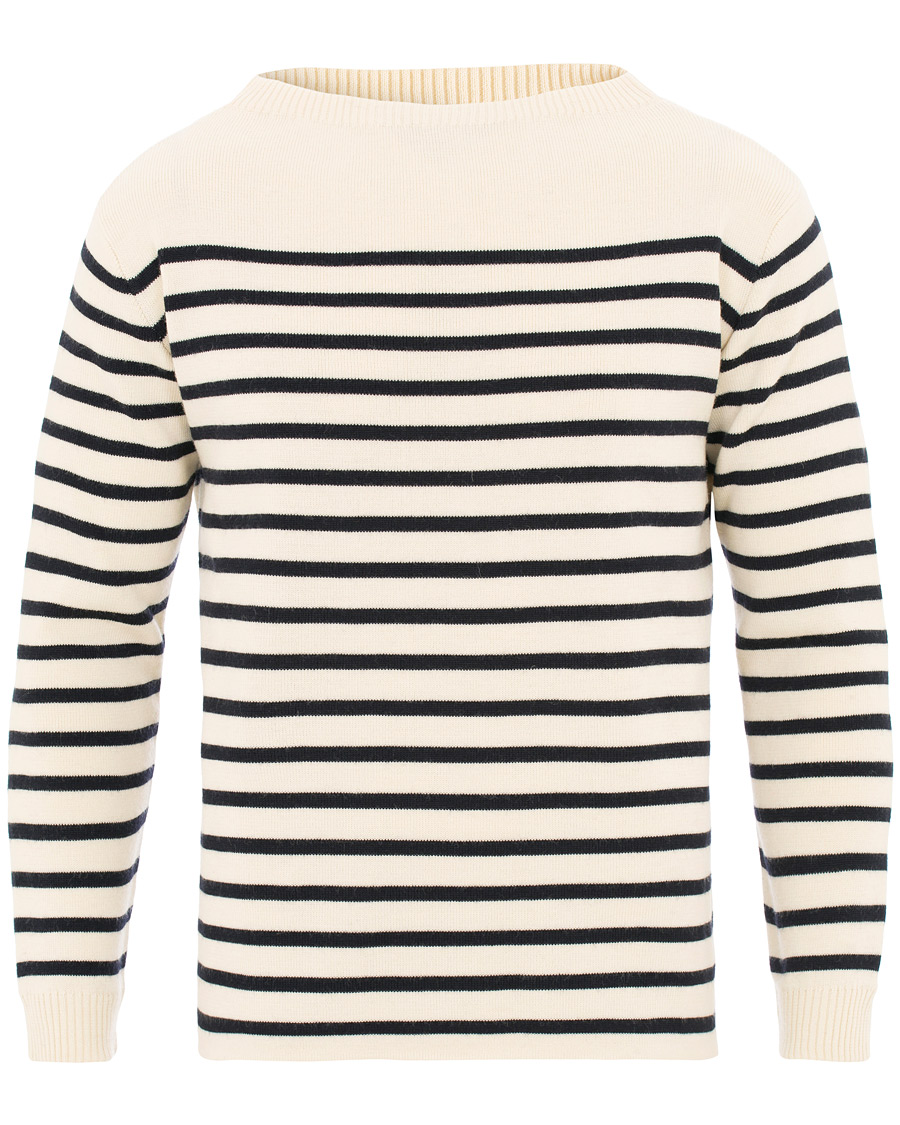 Herre | Gensere | Andersen-Andersen | Marine Stripe Off White/Navy Blue