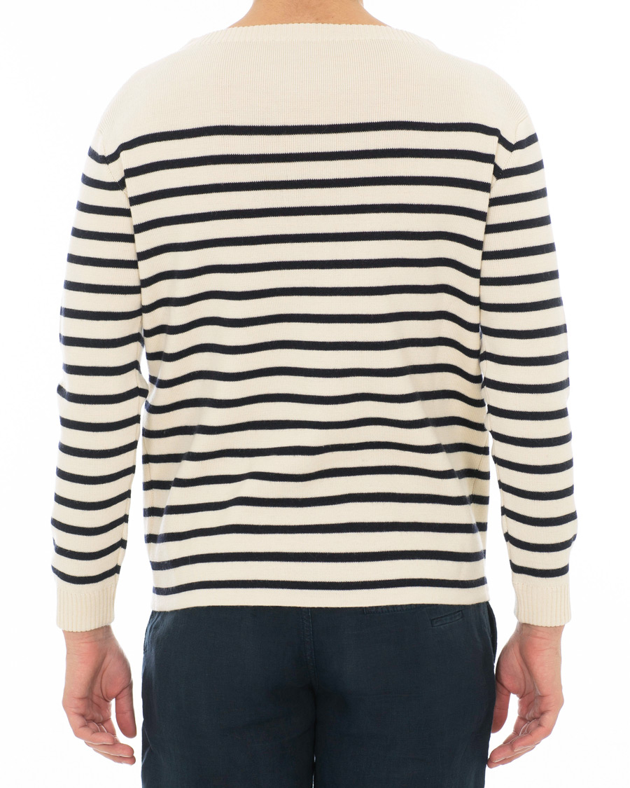 Herre | Gensere | Andersen-Andersen | Marine Stripe Off White/Navy Blue