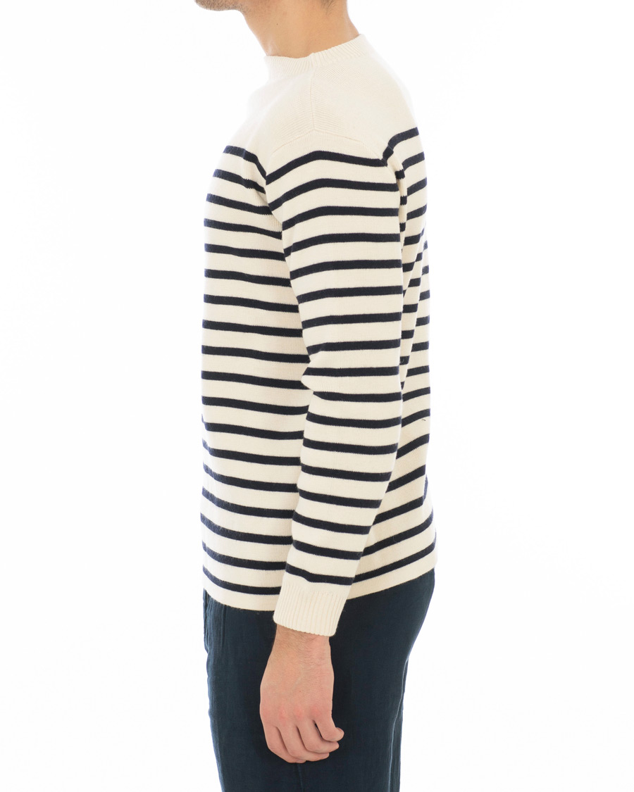 Herre | Gensere | Andersen-Andersen | Marine Stripe Off White/Navy Blue