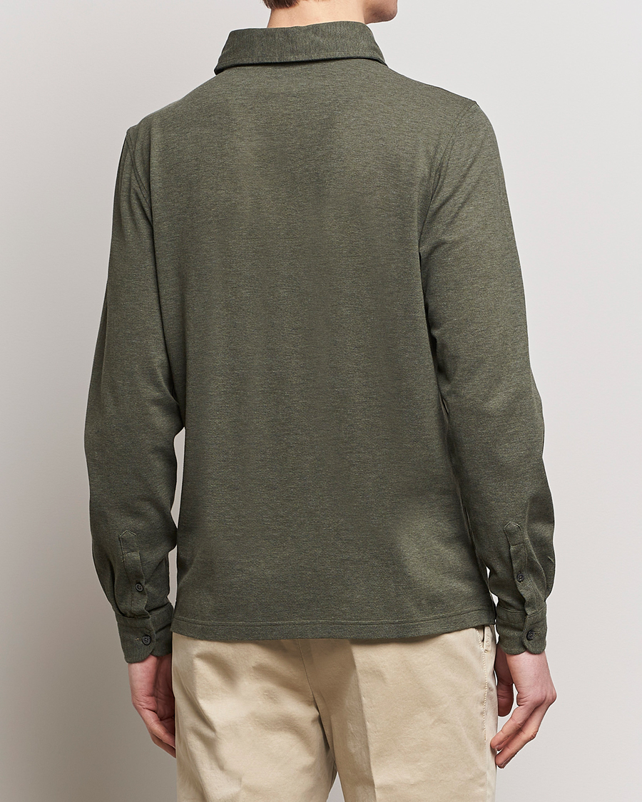 Herre | Skjorter | Gran Sasso | Popover Shirt Olive