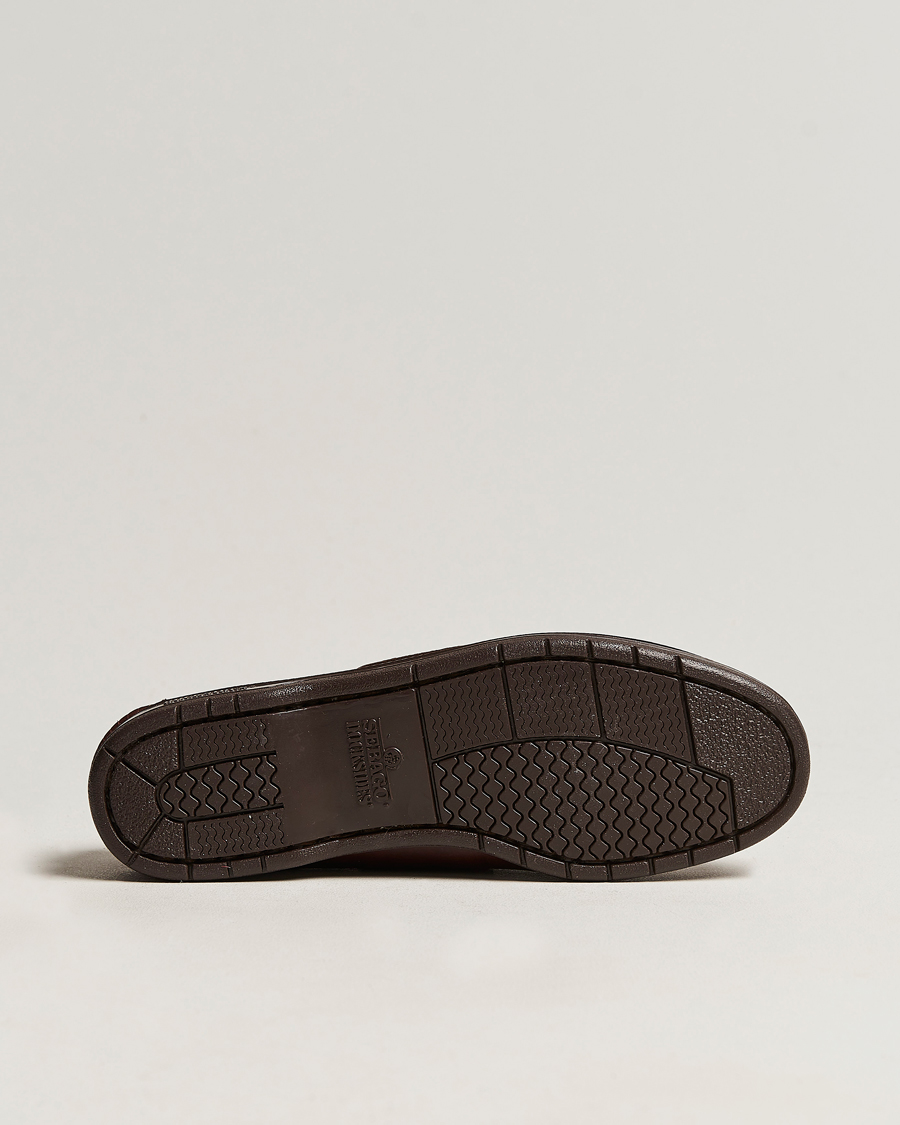 Herre | Seilersko | Sebago | Endeavor Oiled Leather Boat Shoe Brown