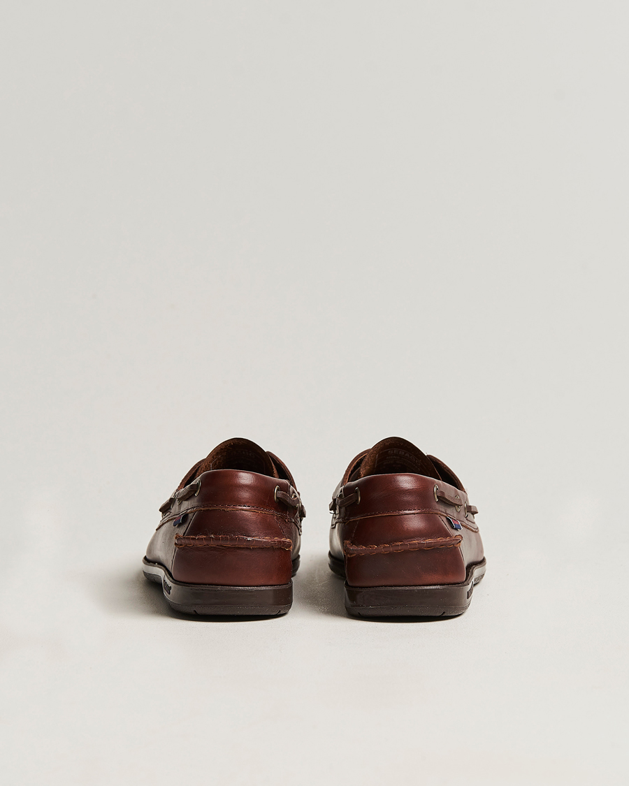 Herre | Seilersko | Sebago | Endeavor Oiled Leather Boat Shoe Brown