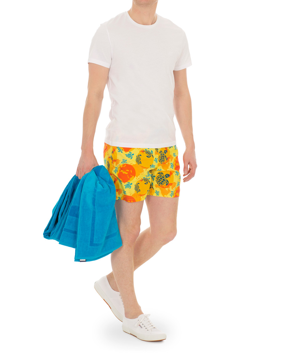Herre | Badeshorts | Vilebrequin | Moorea Swim Shorts Mappemonde Dots