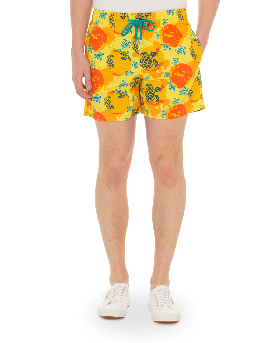 Herre | Badeshorts | Vilebrequin | Moorea Swim Shorts Mappemonde Dots