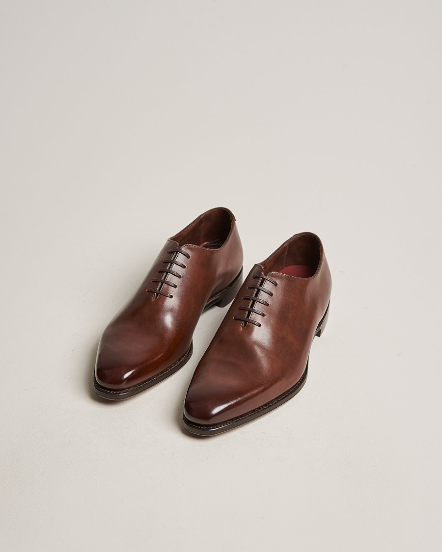 Herre | Loake 1880 Export Grade Parliament Whole-Cut Oxford Antique Brown | Loake 1880 Export Grade | Parliament Whole-Cut Oxford Antique Brown