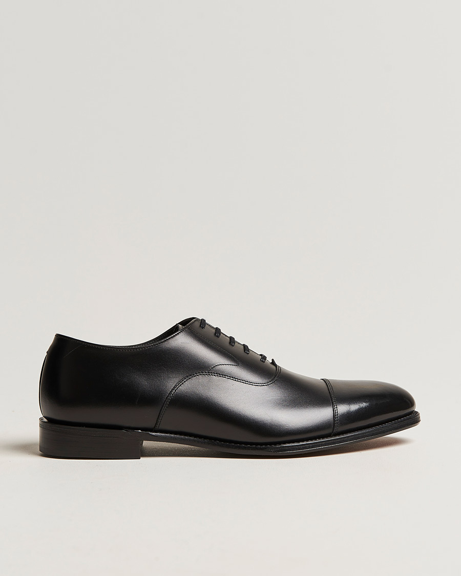 Herre | Loake 1880 Export Grade Hanover Toe Cap Oxford Onyx Black | Loake 1880 Export Grade | Hanover Toe Cap Oxford Onyx Black