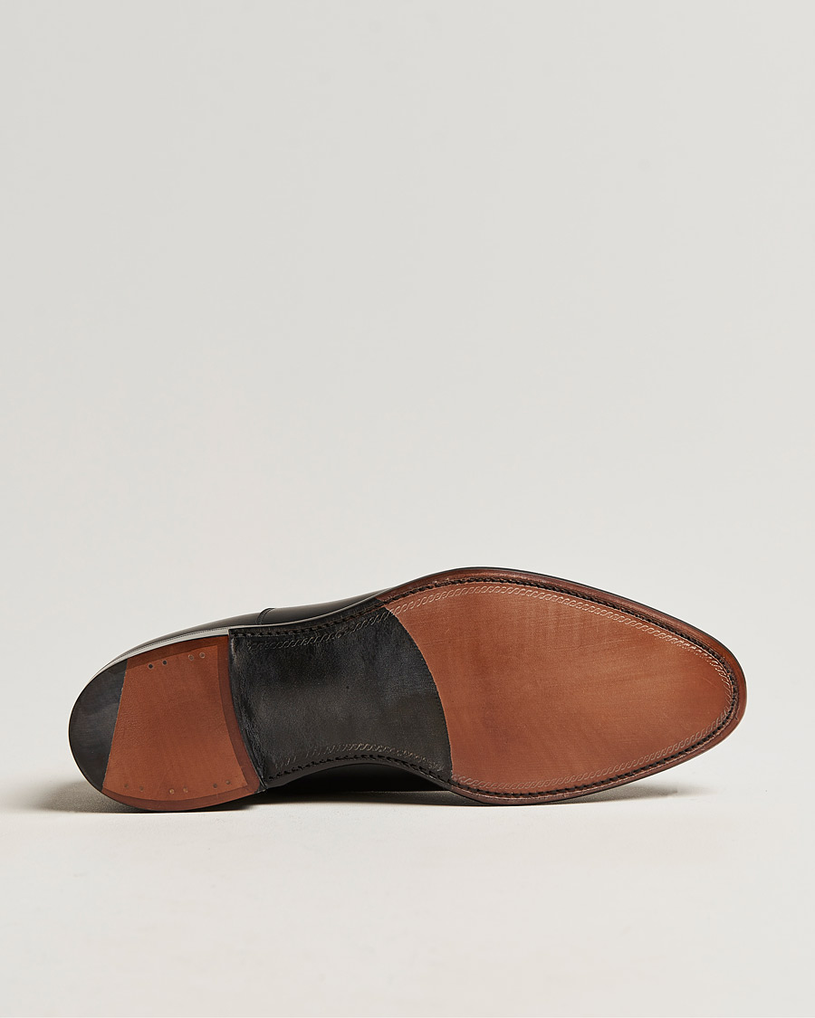 Herre | Loake 1880 Export Grade Hanover Toe Cap Oxford Onyx Black | Loake 1880 Export Grade | Hanover Toe Cap Oxford Onyx Black