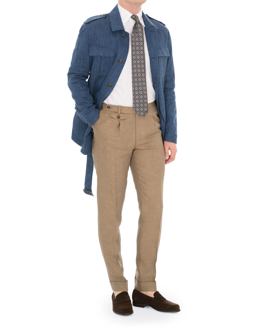Herre | Skjorter | Stenströms | Slimline Oxford Shirt White