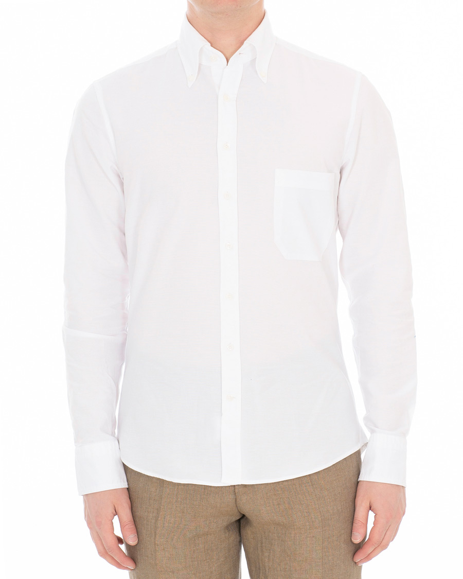 Herre |  | Stenströms | Slimline Oxford Shirt White