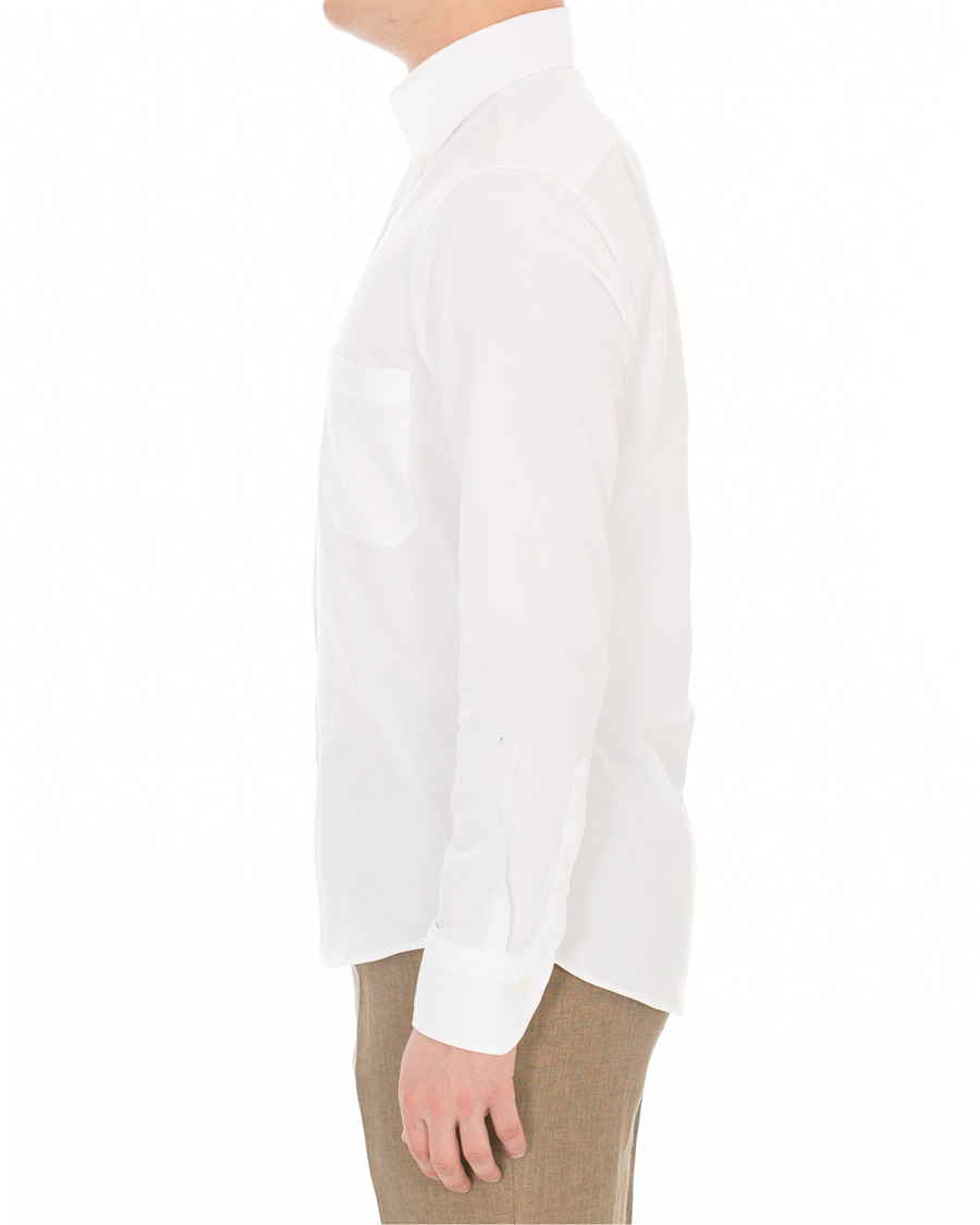 Herre | Skjorter | Stenströms | Slimline Oxford Shirt White