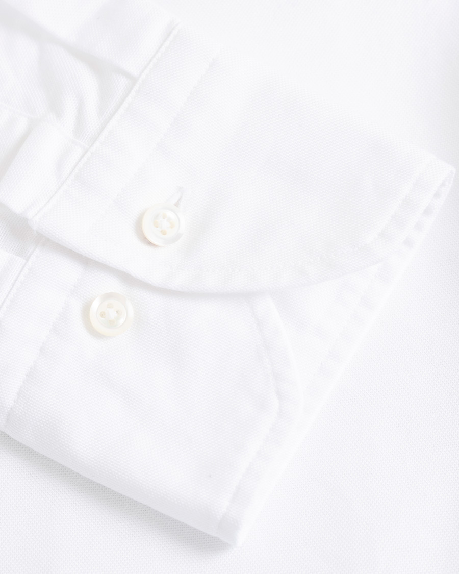 Herre | Skjorter | Stenströms | Slimline Oxford Shirt White