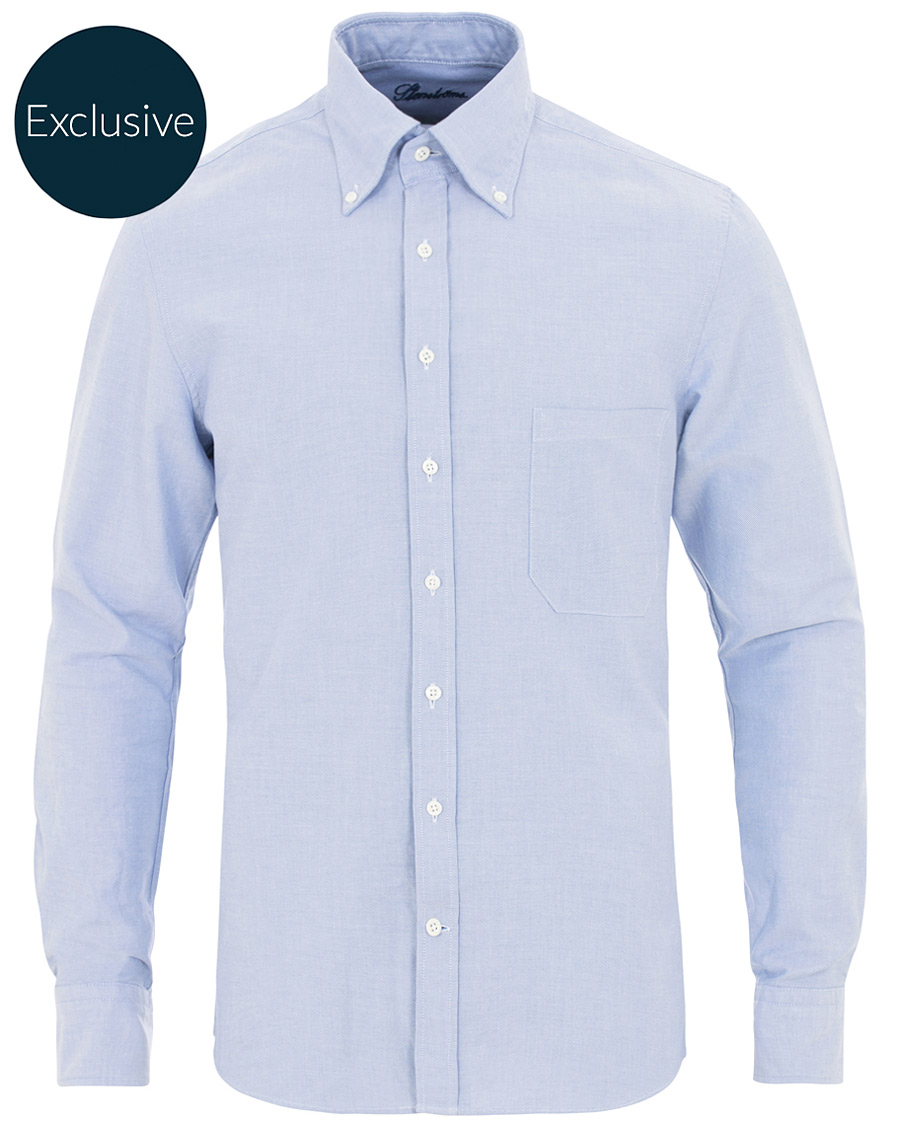 Herre | Skjorter | Stenströms | Slimline Oxford Shirt Light Blue
