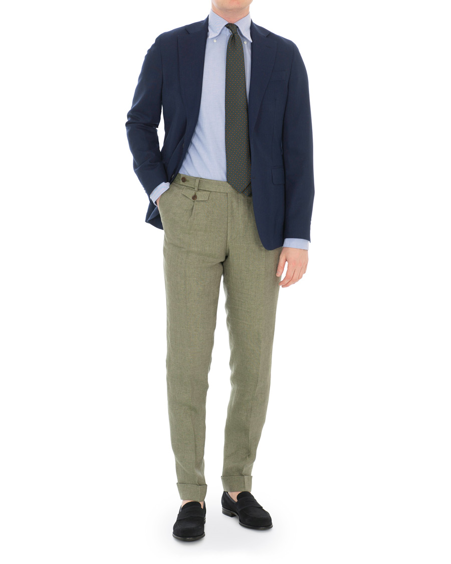 Herre | Skjorter | Stenströms | Slimline Oxford Shirt Light Blue