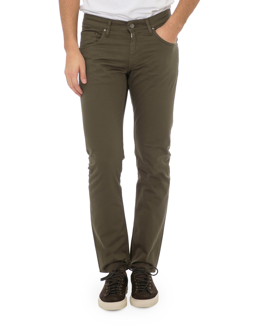 Herre | Bukser | Tiger of Sweden Jeans | Iggy 5-Pocket Trousers Dark Khaki
