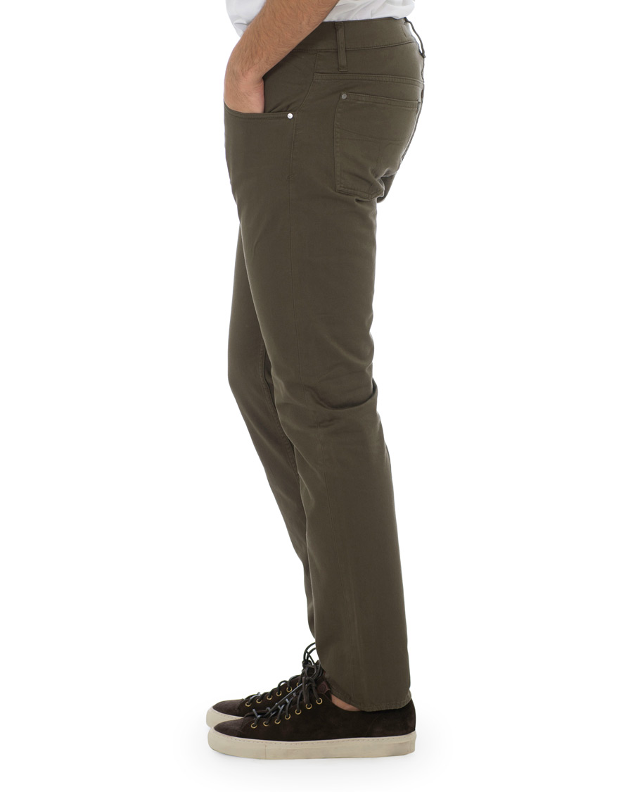 Herre | Bukser | Tiger of Sweden Jeans | Iggy 5-Pocket Trousers Dark Khaki
