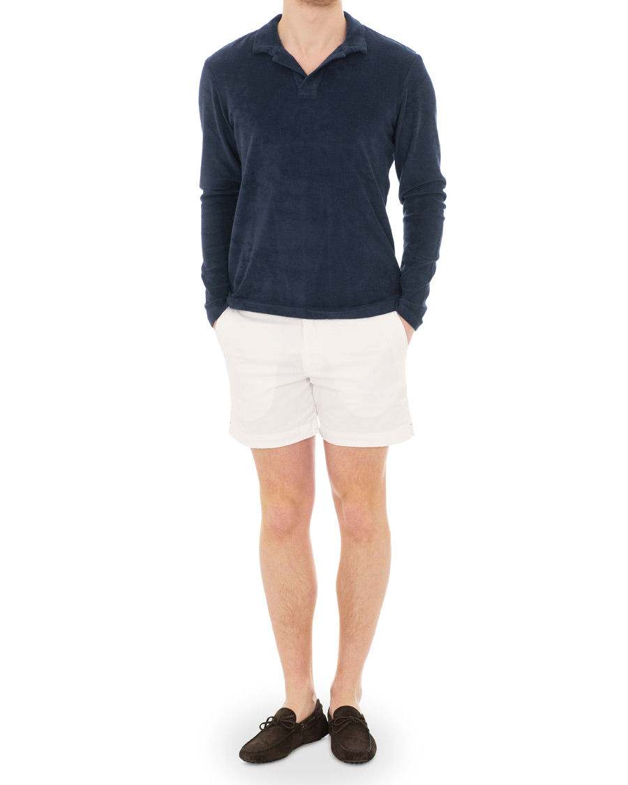 Herre | Shorts | Orlebar Brown | Bulldog Cotton Twill Shorts White