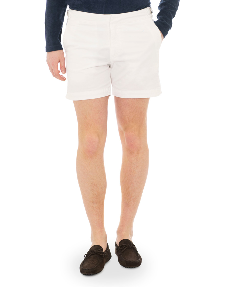 Herre | Shorts | Orlebar Brown | Bulldog Cotton Twill Shorts White