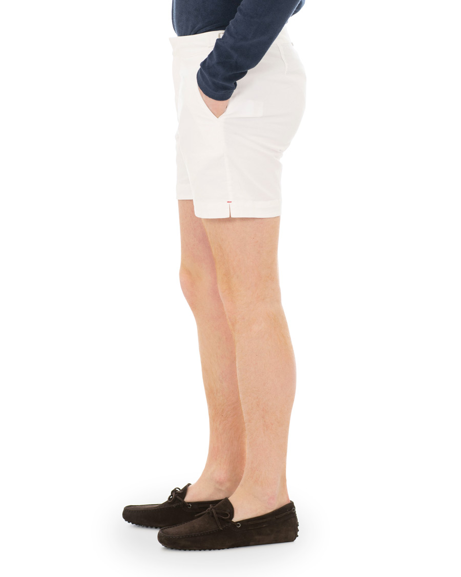 Herre | Shorts | Orlebar Brown | Bulldog Cotton Twill Shorts White