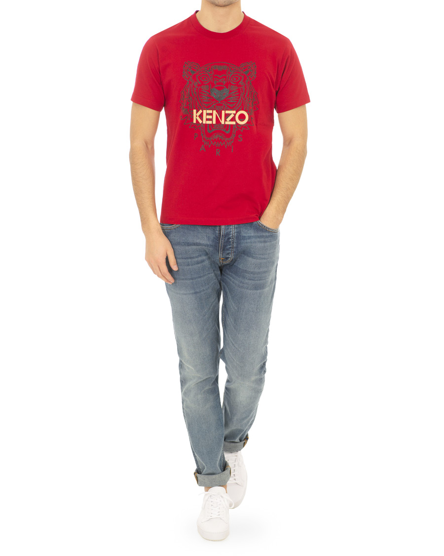 Herre | T-Shirts | KENZO | Chinese New Year Icon Tiger T-shirt Red