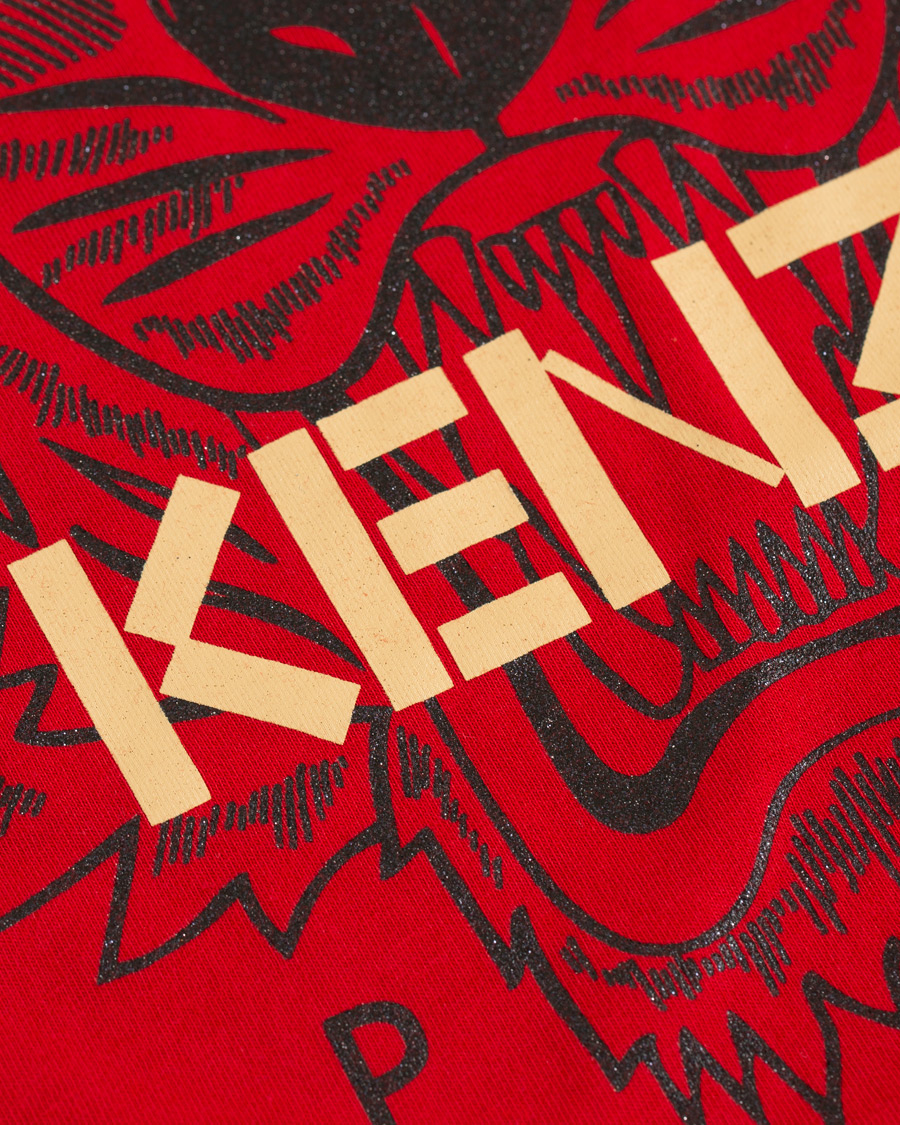 Herre | T-Shirts | KENZO | Chinese New Year Icon Tiger T-shirt Red