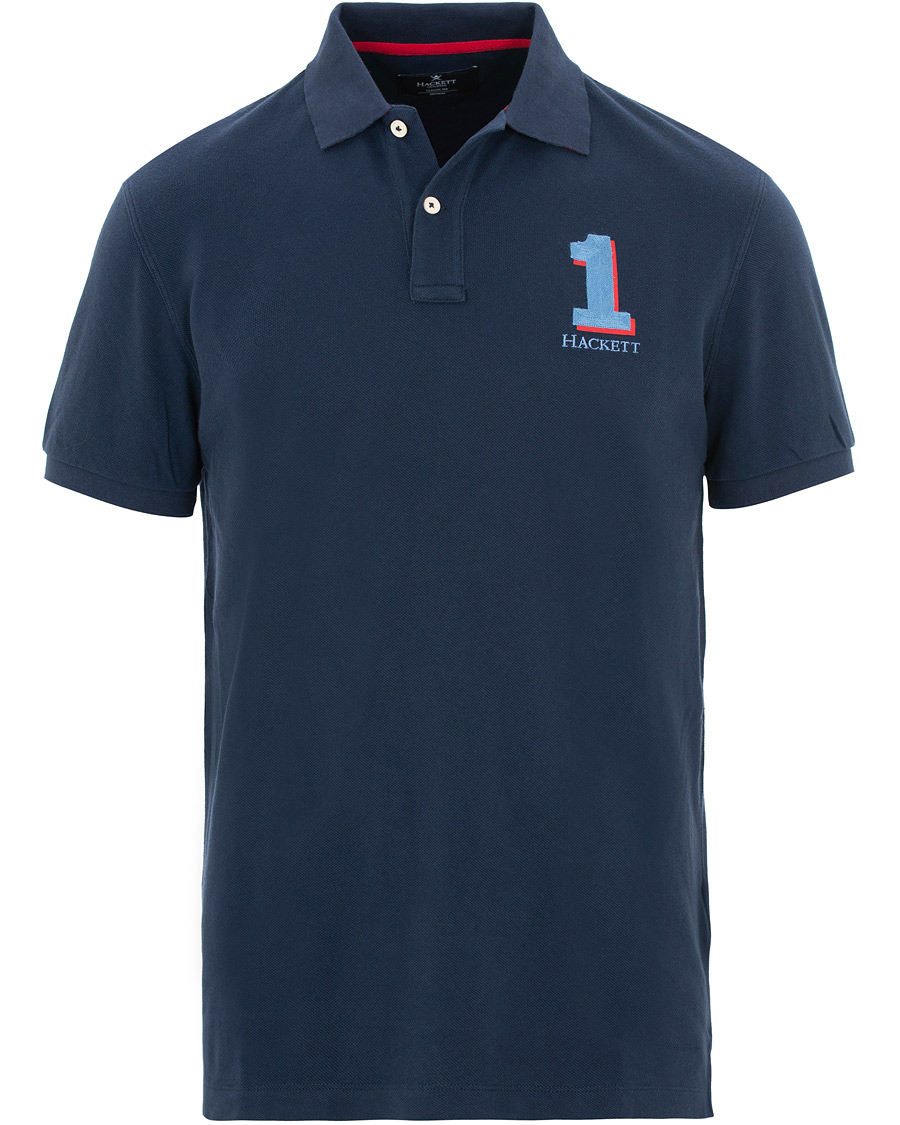 Herre | Pikéer | Hackett | Number Polo Navy