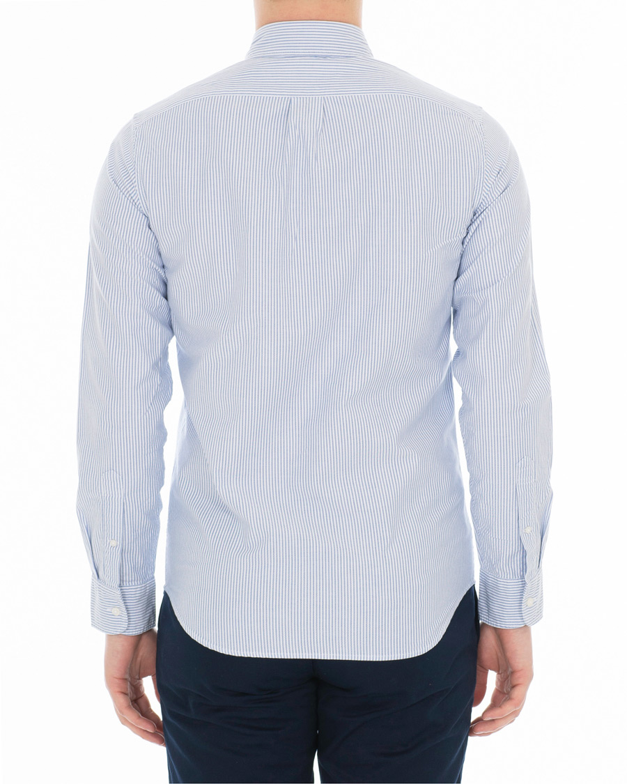 Herre | Skjorter | J.Crew | Slim Fit Stretch Oxford University Stripe Shirt Blue