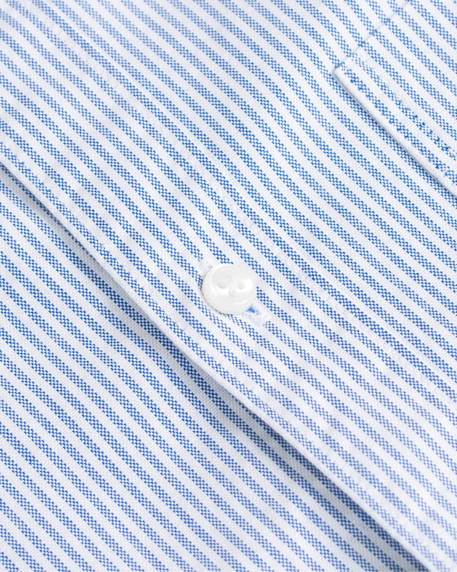 Herre | Skjorter | J.Crew | Slim Fit Stretch Oxford University Stripe Shirt Blue