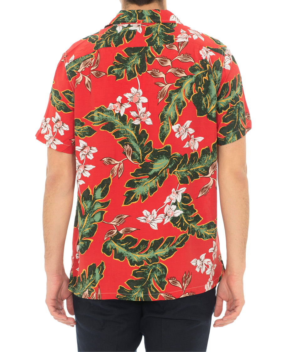 Herre | Skjorter | J.Crew | Rayon Camp Collar Short Sleeve Shirt Palma Floral Red