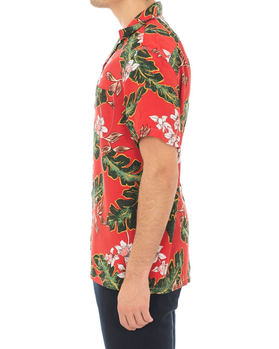 Herre | Skjorter | J.Crew | Rayon Camp Collar Short Sleeve Shirt Palma Floral Red