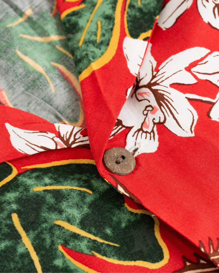 Herre | Skjorter | J.Crew | Rayon Camp Collar Short Sleeve Shirt Palma Floral Red