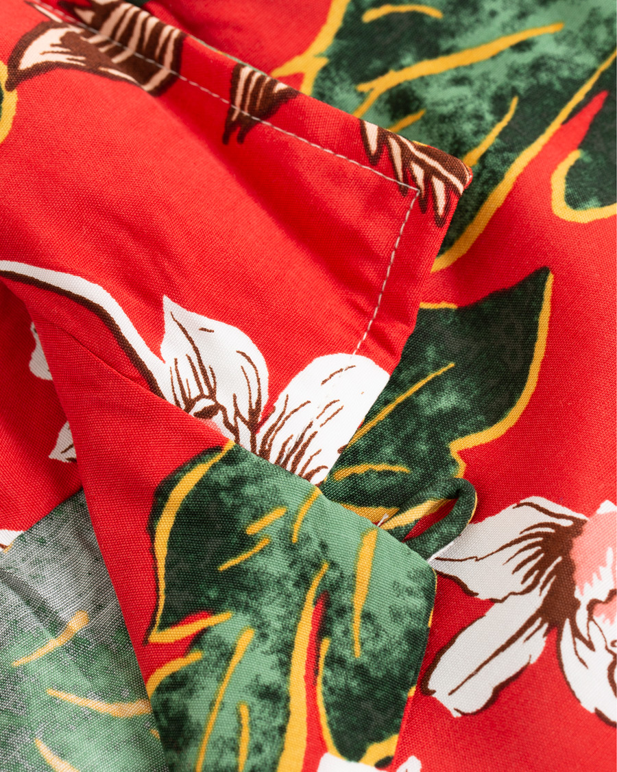Herre | Skjorter | J.Crew | Rayon Camp Collar Short Sleeve Shirt Palma Floral Red
