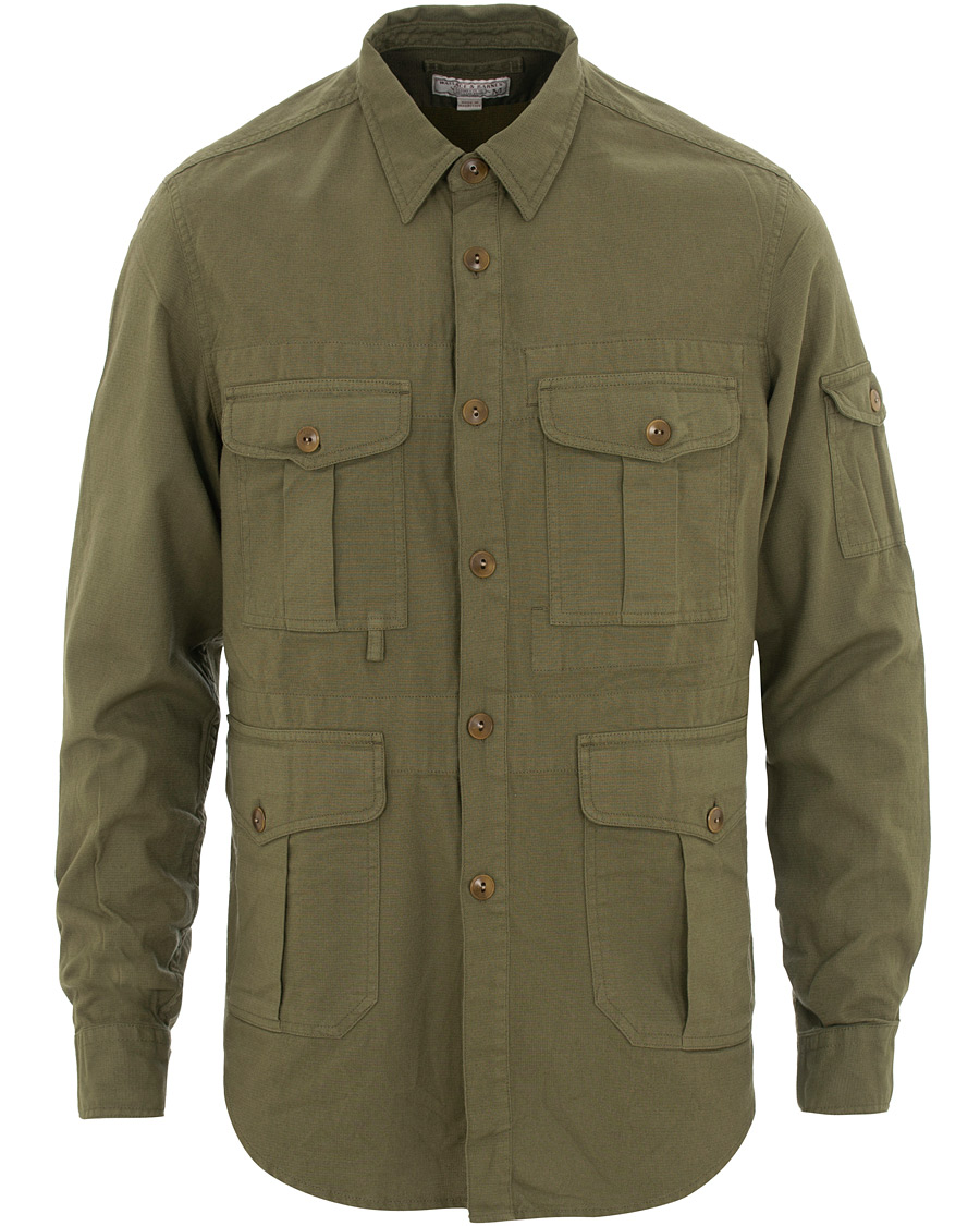 Herre | Skjorter | J.Crew | Wallace And Barnes Burma Cloth Fishing Shirt Jacket Frosty Olive