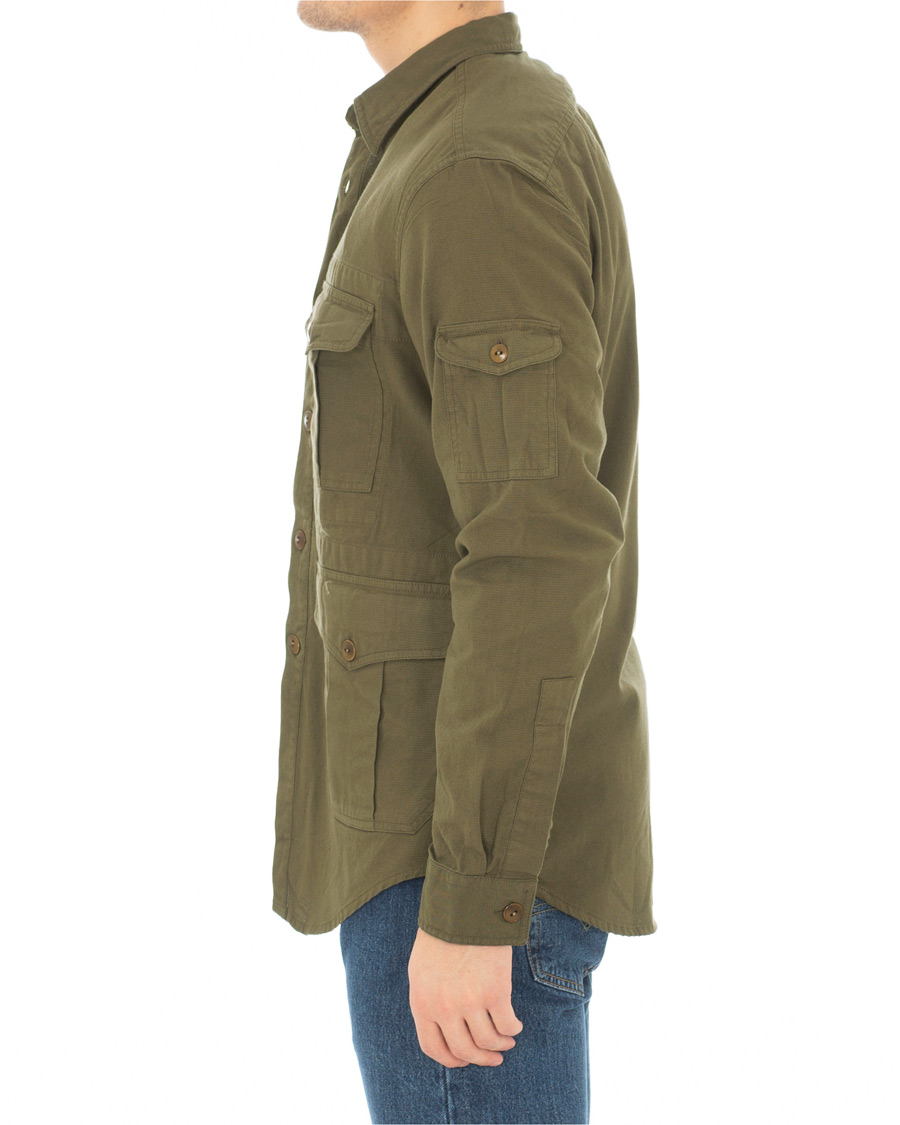 Herre | Skjorter | J.Crew | Wallace And Barnes Burma Cloth Fishing Shirt Jacket Frosty Olive