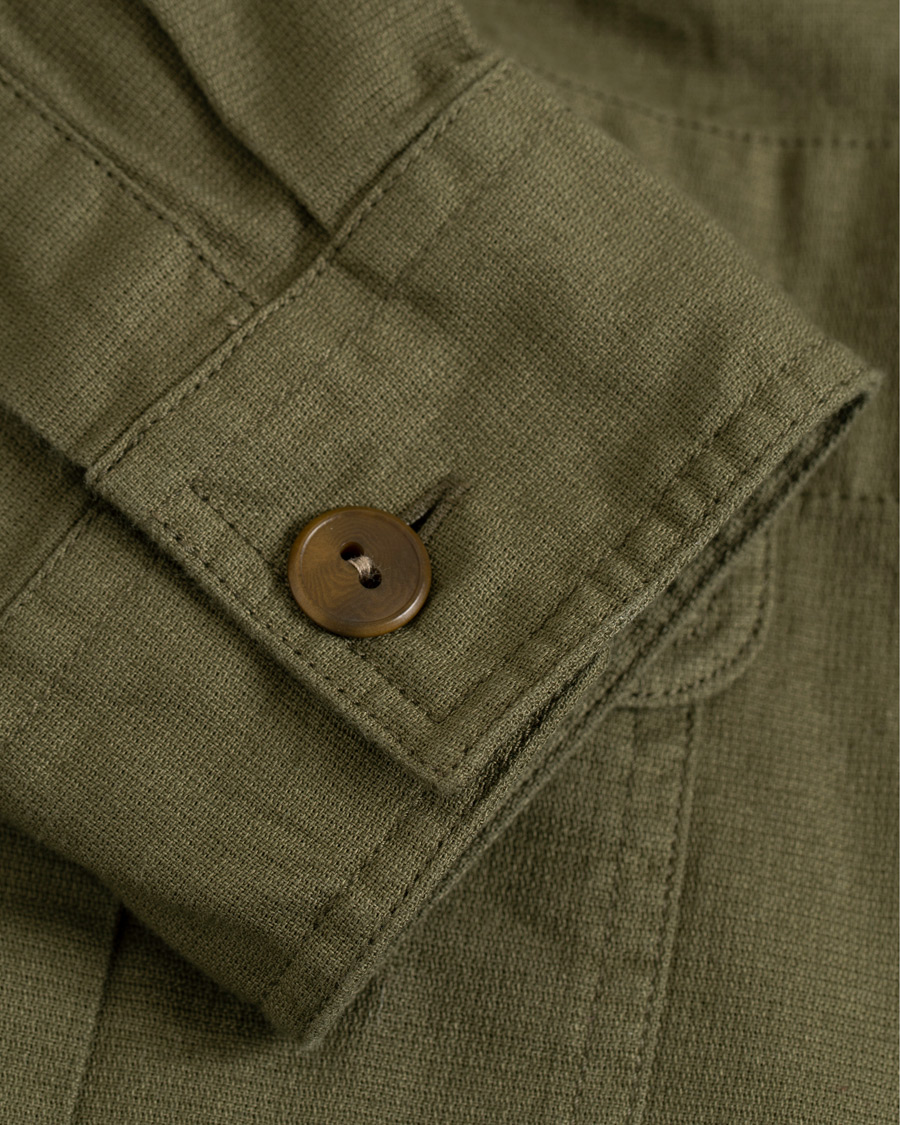 Herre | Skjorter | J.Crew | Wallace And Barnes Burma Cloth Fishing Shirt Jacket Frosty Olive